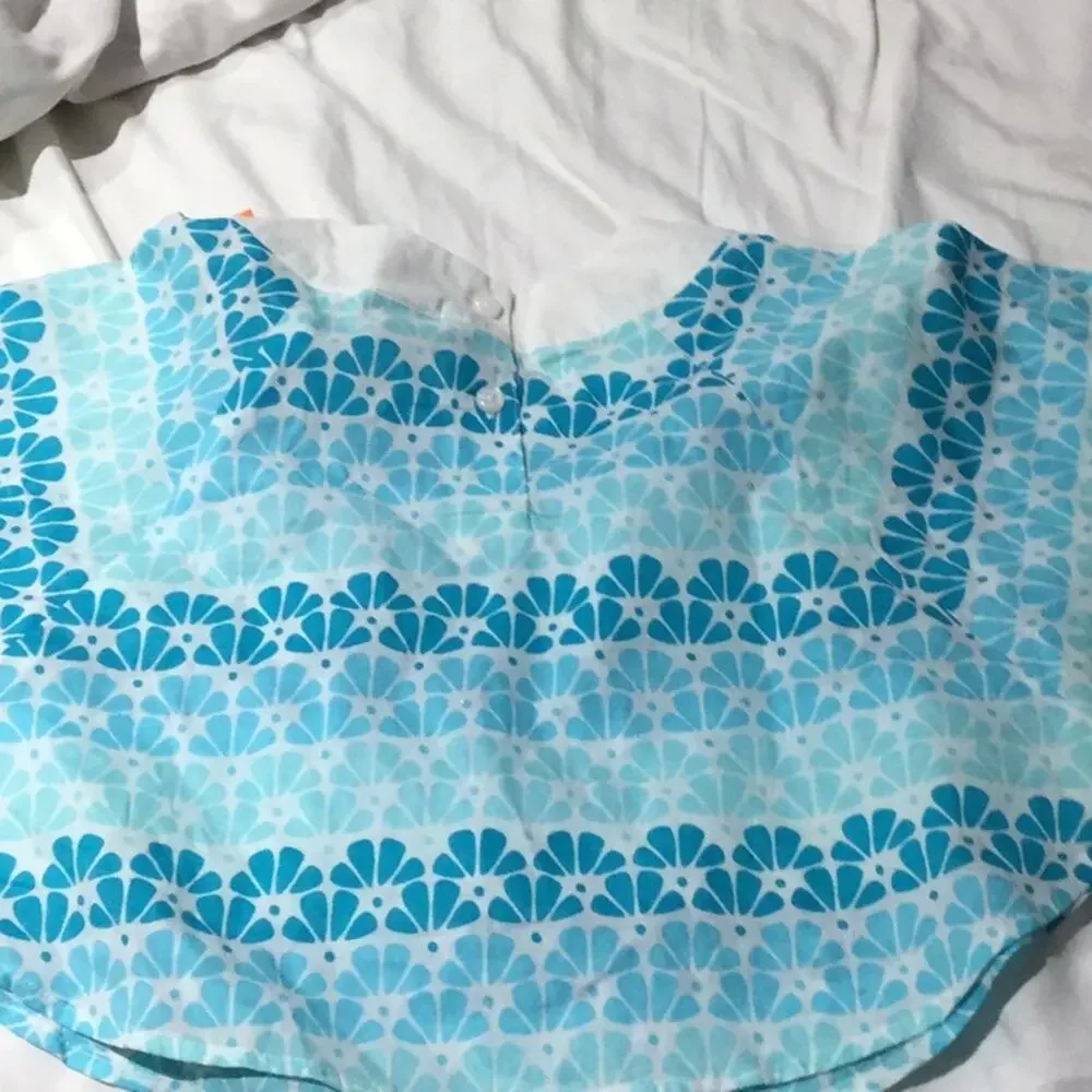 Gymboree 2T turquoise 💯cotton coverup NWT